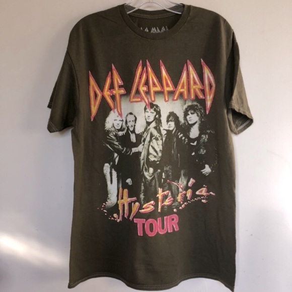 Def Leppard Hysteria Tour Band t shirt - Picture 2 of 3
